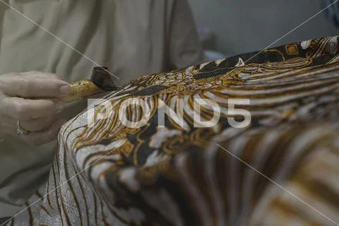 Drawing Batik Tulis Stock Photos
