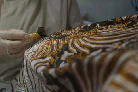 Drawing Batik Tulis Stock Photos