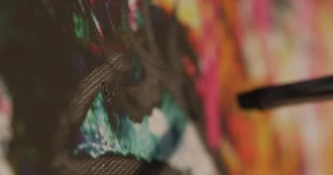 Drawing a beautiful bright eye Stock Footage 126983180