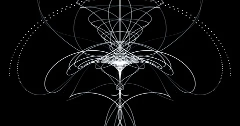 Drawing on a black background 121 Stock Footage 311068010