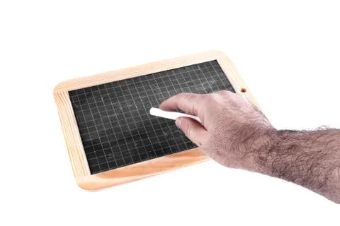 Drawing on blackboard Stock Photos
