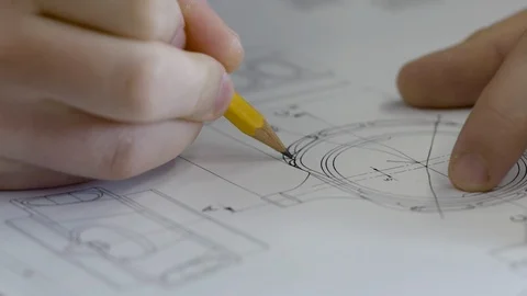 Drawing board Stock Footage 87121957