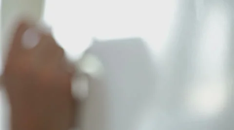 Drawing board - hand writing text Stock Footage 35916265