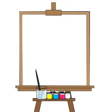 Drawing board Stock Illustration