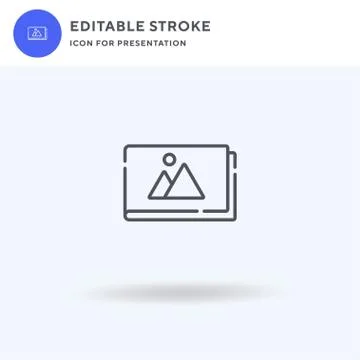 Drawing Book icon vector, filled flat sign, solid pictogram isolated on white 스톡 일러스트