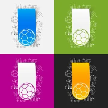 Drawing business formulas: ball Stockillustratie