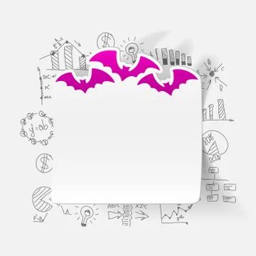 Drawing business formulas: bat 스톡 일러스트
