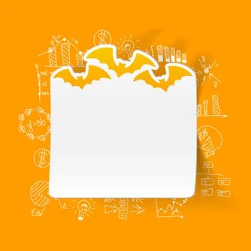 Drawing business formulas: bat 스톡 일러스트
