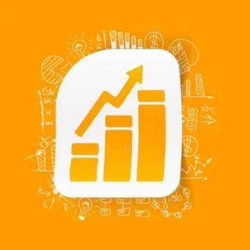 Drawing business formulas: chart 스톡 일러스트