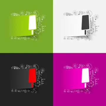 Drawing business formulas: ice 스톡 일러스트
