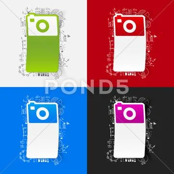 Drawing business formulas: photo Stock Illustration