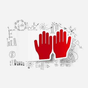 Drawing business formulas: prayer 스톡 일러스트