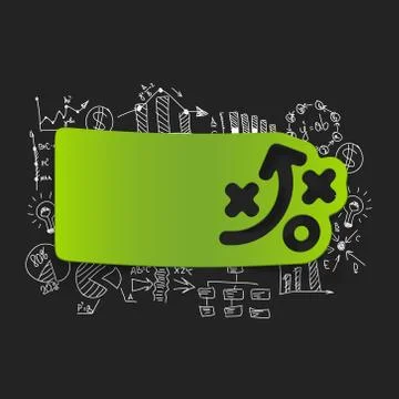 Drawing business formulas: tactics イラスト素材
