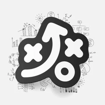 Drawing business formulas: tactics 스톡 일러스트
