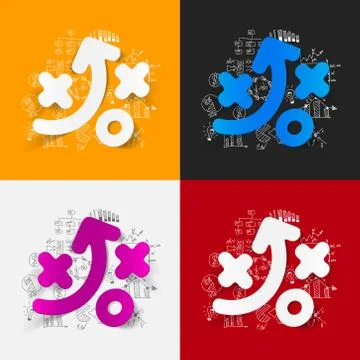 Drawing business formulas: tactics Stock Illustration
