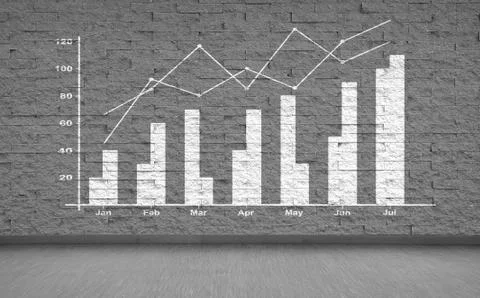 Drawing chart Stock Illustration