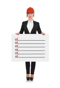 Drawing checklist Stock Photos