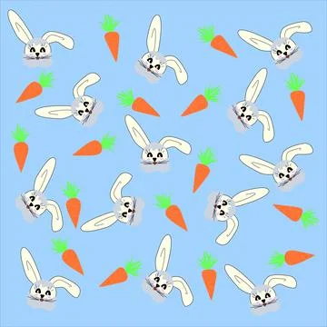 Drawing for children's textiles Stock Illustration