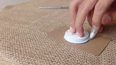 Drawing a circle on a gift card Stock Footage 151023862