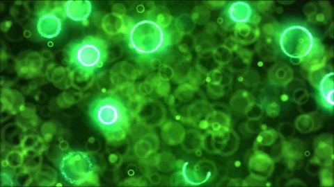 Drawing Circle Shapes Motion Background Animation - Loop Green Stock Footage 72431914