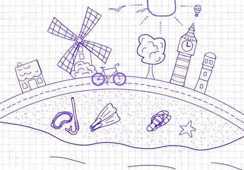 Drawing City Видео 285034042