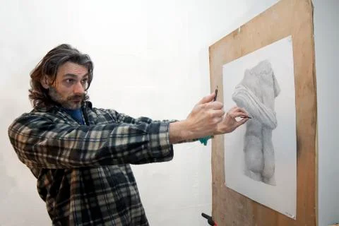 Drawing class Stock Photos