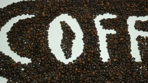 Drawing coffee beans Stock Footage 108611033
