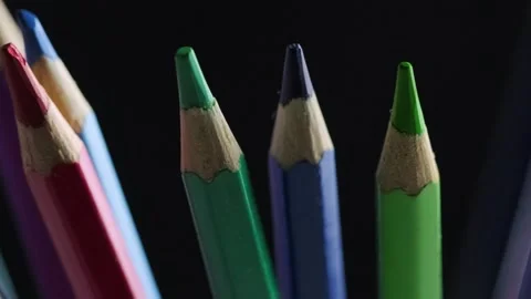 Drawing colored pencils 動画素材 258108046