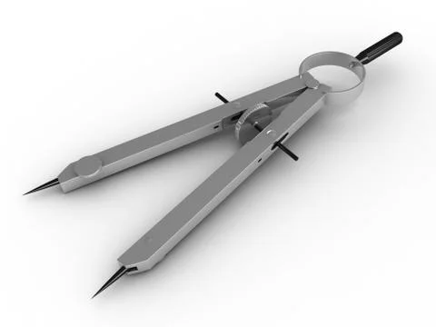 Drawing Compass Stock Illustration