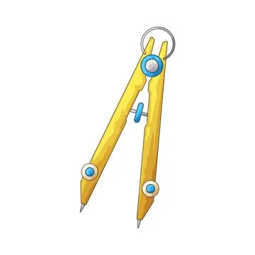 Drawing Compass illustration Stock Illustration