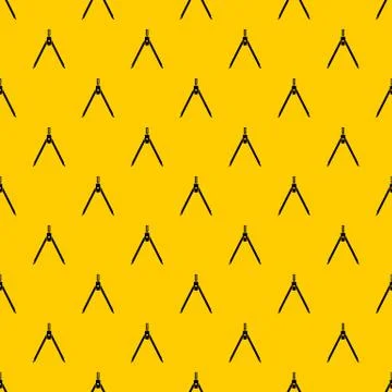 Drawing compass pattern vector 스톡 일러스트