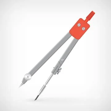 Drawing compass vector icon Stock-Illustration