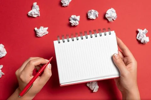 Drawing Creative Designs Taking Important Notes Planning New Ideas Composing Stock Photos