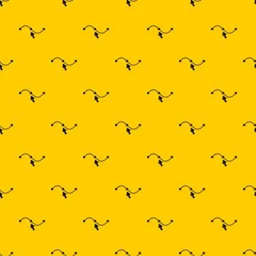 Drawing the curve pattern vector Illustrazione stock