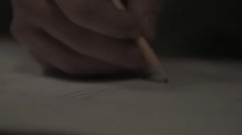 Drawing designer pencil Video stock 39093412