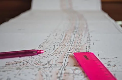 Drawing document Stock Photos