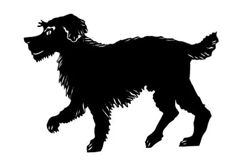 Drawing dog Stock Illustration