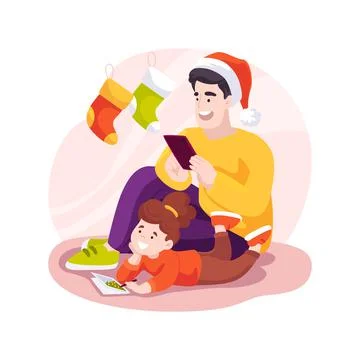 Drawing e-cards isolated cartoon vector illustration. Ilustración de archivo