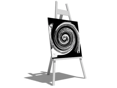 Drawing easel Stock Illustration