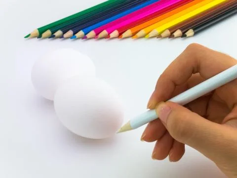 Drawing Egg Stock Photos