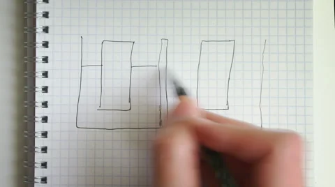 Drawing of Electrolysis process illustration time lapse 4k UHD (3840x2160) Stock Footage 66507886