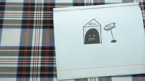 Drawing engry dog Stock Footage 105524121