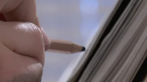 Drawing fine details Stock Footage 49861928