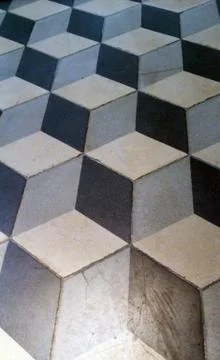 Drawing on the floor Stock Photos