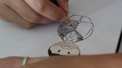 Drawing Stock Footage 22676067