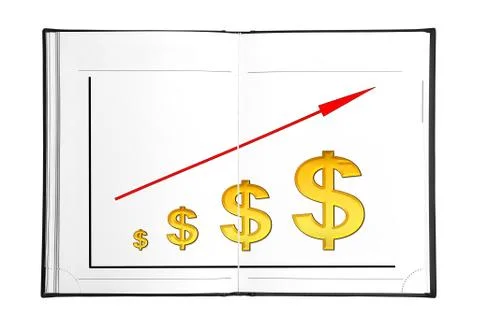 Drawing graph Stock Photos