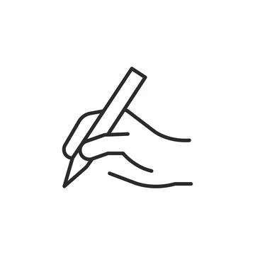 Drawing Hand Stock Illustration