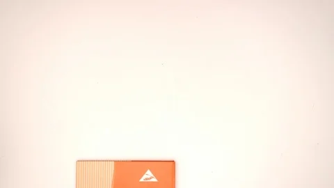 Drawing heart in notebook - Stop motion animation Stock Footage 103551882