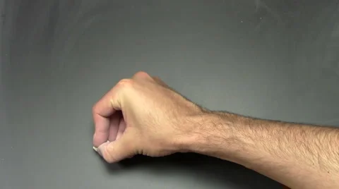 Drawing a house on chalkboard - HD Stock-Footage 5302465