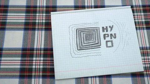 Drawing hypno curves Stock Footage 105524328